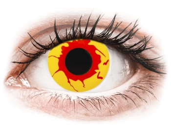 Lentile de contact colorate ColourVUE Crazy Lens - Reignfire - fără dioptrie (2 lentile)