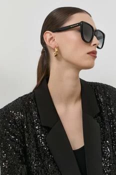 Gucci ochelari de soare GG1169S femei, culoarea negru