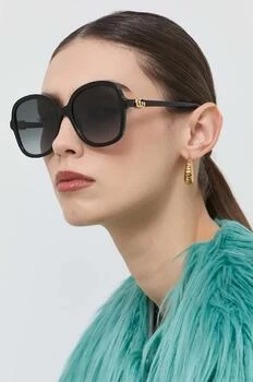 Gucci ochelari de soare GG1178S femei, culoarea negru