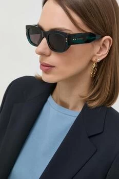 Gucci ochelari de soare GG1215S femei, culoarea negru