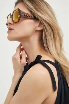 Swarovski ochelari de soare 56349748 CONSTELLA femei, culoarea maro