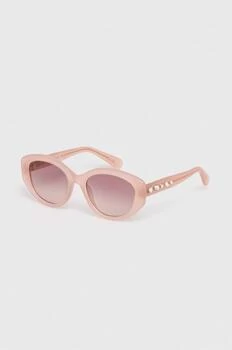 Swarovski ochelari de soare 5679541 DEXTERA ORGANIC culoarea roz