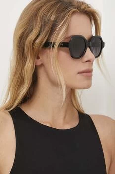Answear Lab ochelari de soare Z POLARYZACJĄ femei, culoarea negru