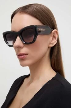 Etro ochelari de soare femei, culoarea negru