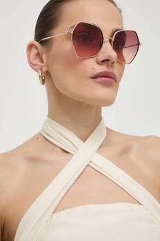 Vivienne Westwood ochelari de soare femei, culoarea bej