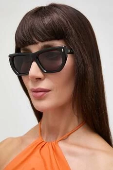 Gucci ochelari de soare femei, culoarea negru, GG1520S
