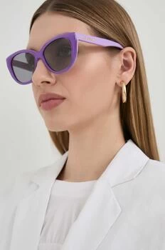 Gucci ochelari de soare femei, culoarea violet