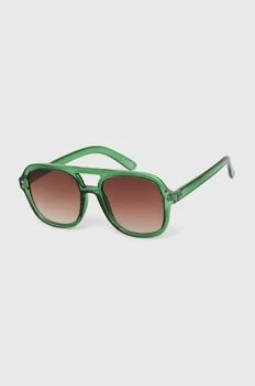 Jeepers Peepers ochelari de soare culoarea verde