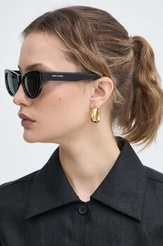 Saint Laurent ochelari de soare femei, culoarea negru, SL 676
