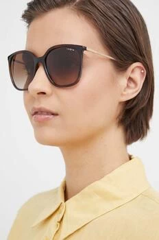 VOGUE ochelari de soare femei, culoarea maro, 0VO5564S