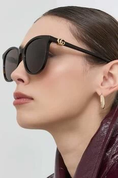 Gucci ochelari de soare GG1180SK femei, culoarea maro