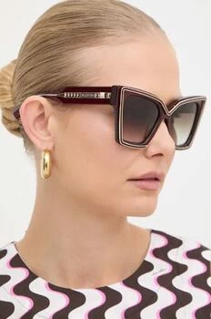 Valentino ochelari de soare V - GRACE femei, culoarea bordo, VLS-126B