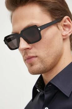 Saint Laurent ochelari de soare barbati, culoarea negru