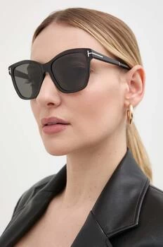Tom Ford ochelari de soare femei, culoarea negru, FT1087_5405D