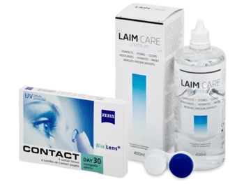 Pachet Carl Zeiss Contact Day 30 Compatic (6 lentile) + soluție Laim-Care 400 ml