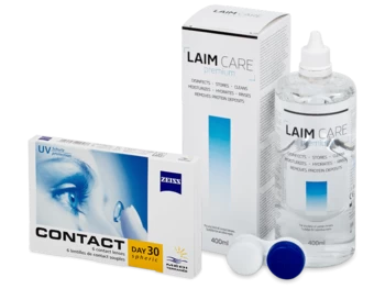 Pachet Carl Zeiss Contact Day 30 Spheric (6 lentile) + soluție Laim-Care 400 ml