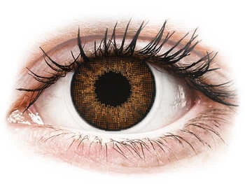 Lentile de contact colorate Air Optix Colors - Brown - cu dioptrie (2 lentile)