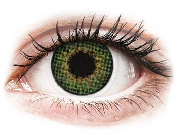 Lentile de contact colorate Air Optix Colors - Green - fără dioptrie (2 lentile)