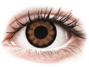 Lentile de contact colorate ColourVUE BigEyes Sexy Brown - cu dioptrie (2 lentile)