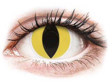 Lentile de contact colorate ColourVUE Crazy Lens - Cat Eye - fără dioptrie (2 lentile)