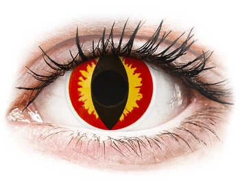 Lentile de contact colorate ColourVUE Crazy Lens - Dragon Eyes - fără dioptrie (2 lentile)