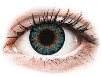 Lentile de contact colorate ColourVue One Day TruBlends Blue - cu dioptrie (10 lentile)