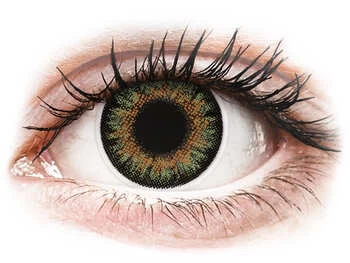 Lentile de contact colorate ColourVue One Day TruBlends Green - cu dioptrie (10 lentile)