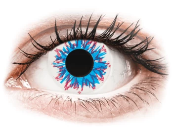 Lentile de contact colorate CRAZY LENS - Harlequin - lentile zilnice fără dioptrie (2 lentile)