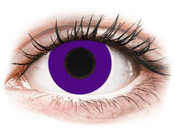 Lentile de contact colorate CRAZY LENS - Solid Violet - lentile zilnice fără dioptrie (2 lentile)