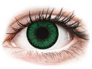 Lentile de contact colorate SofLens Natural Colors Emerald - cu dioptrie (2 lentile)