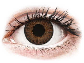 Lentile de contact colorate TopVue Color daily - Brown - fără dioptrie (10 lentile)