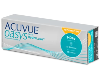Lentile de contact zilnice Acuvue Oasys 1-Day with HydraLuxe for Astigmatism (30 lentile)