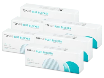 Lentile de contact zilnice TopVue Blue Blocker (180 lentile)