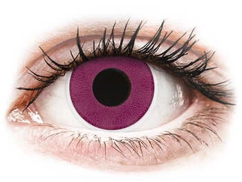 Lentile de contact colorate ColourVUE Crazy Lens - Purple - fără dioptrie (2 lentile)