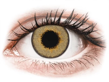 Lentile de contact colorate TopVue Daily Color - Brown - lentile zilnice cu dioptrie (2 lentile)