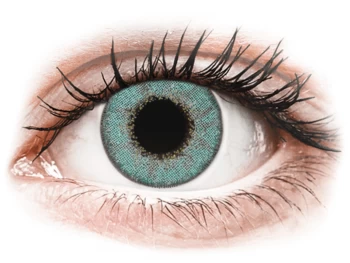 Lentile de contact colorate TopVue Daily Color - Turquoise - lentile zilnice fără dioptrie (2 lentile)